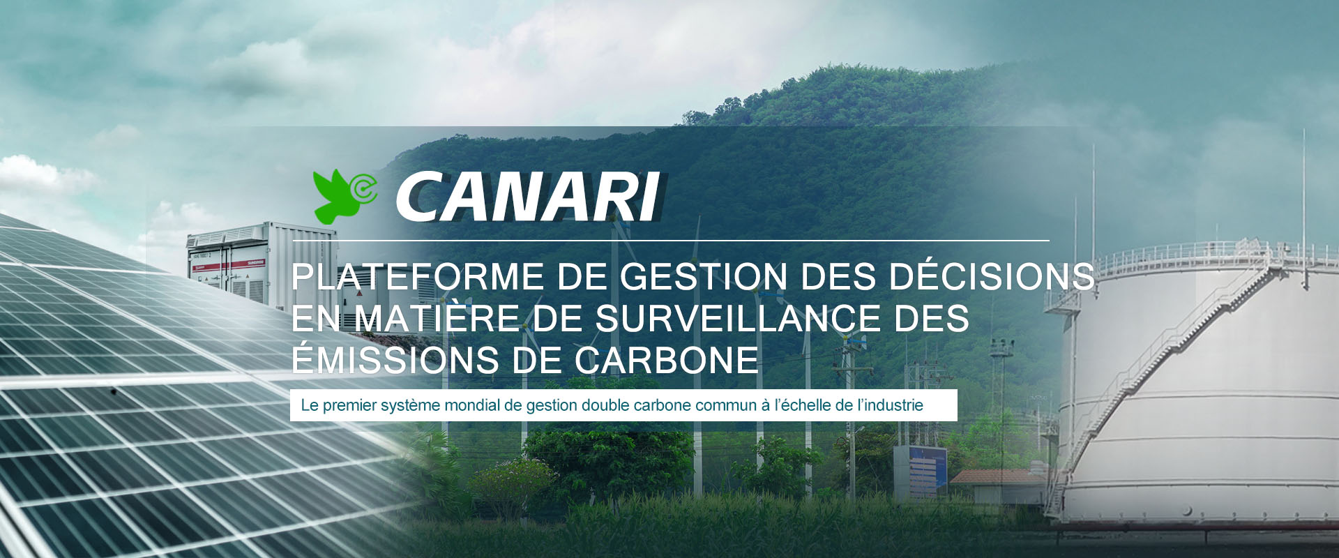 Système de gestion des décisions de surveillance des émissions de carbone des Canaries