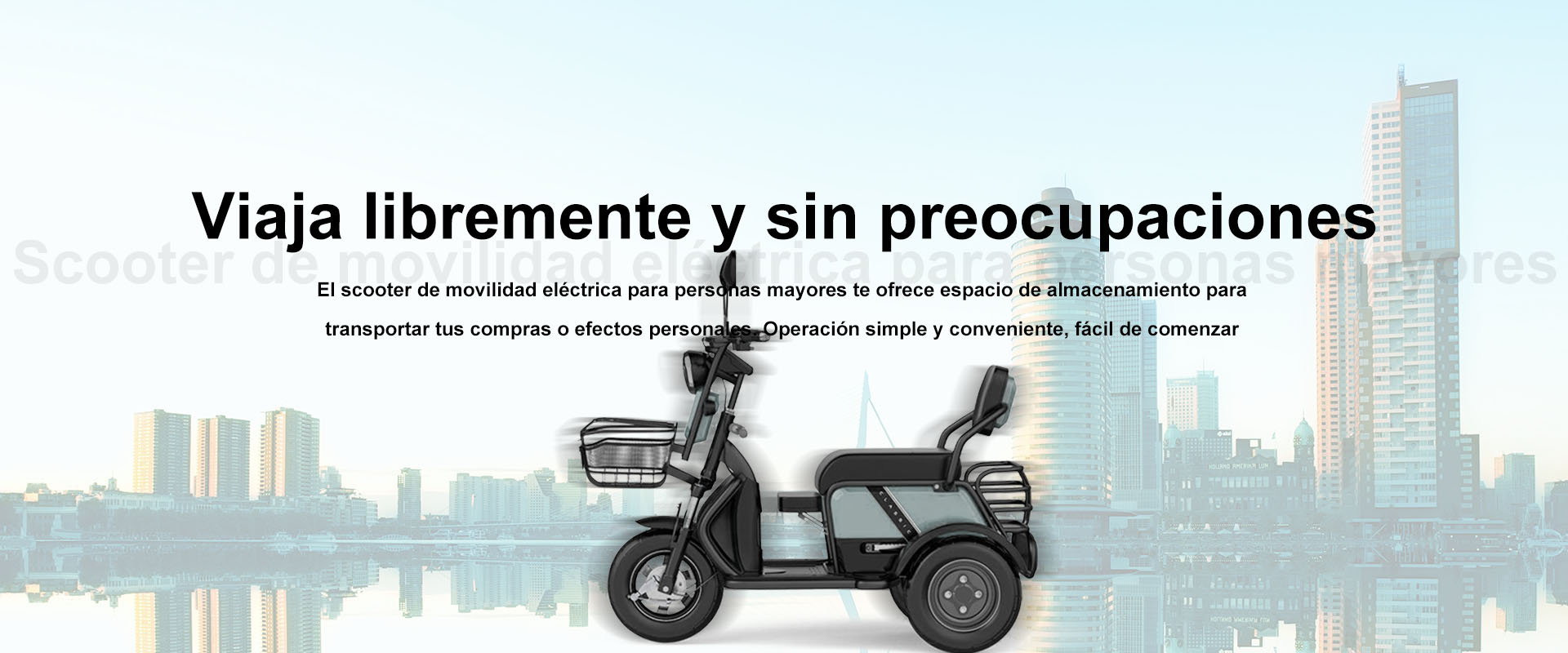 Scooter eléctrico para personas mayores