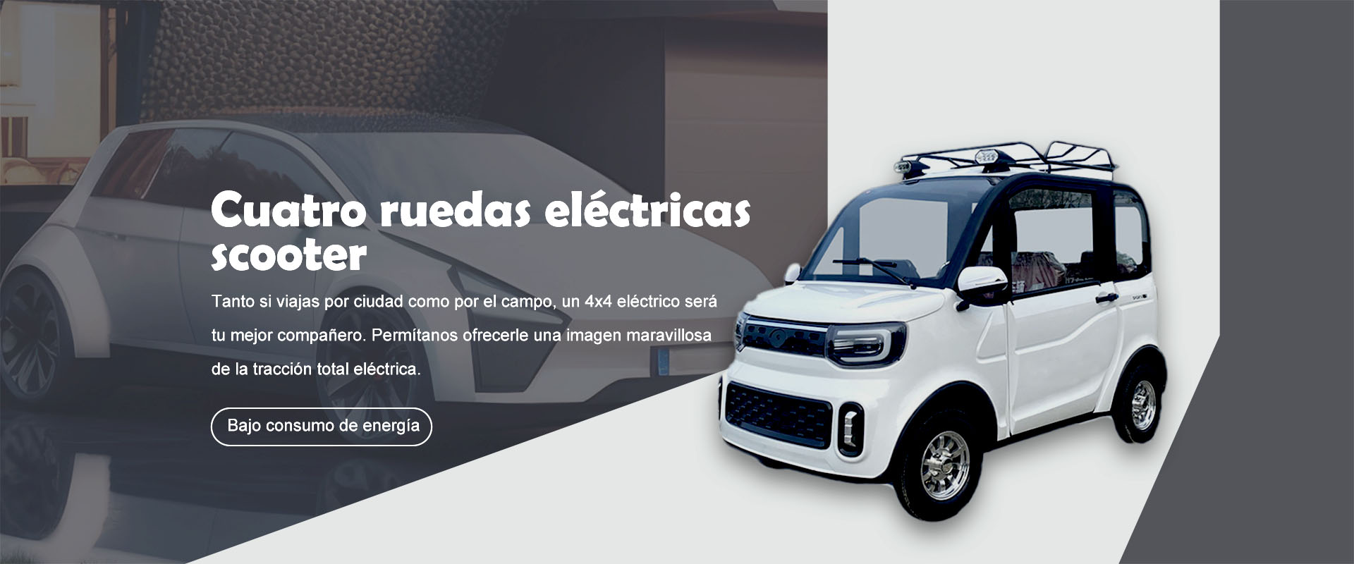 Vehículo eléctrico de cuatro ruedas