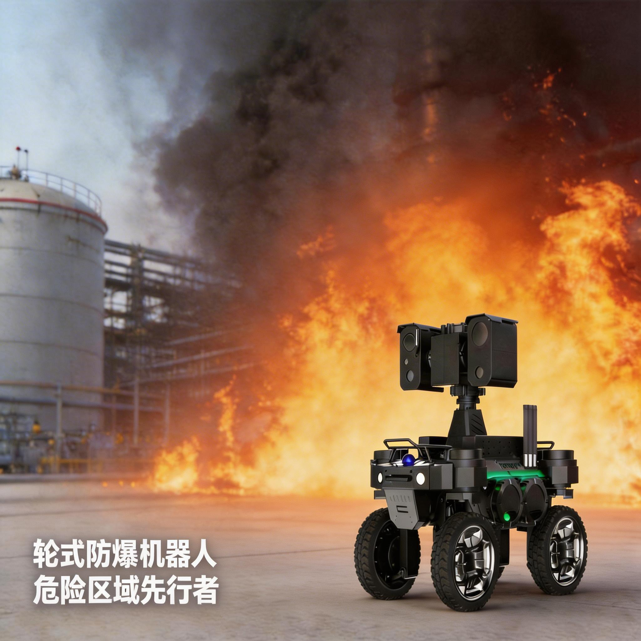 穿山甲轮式防爆机器人