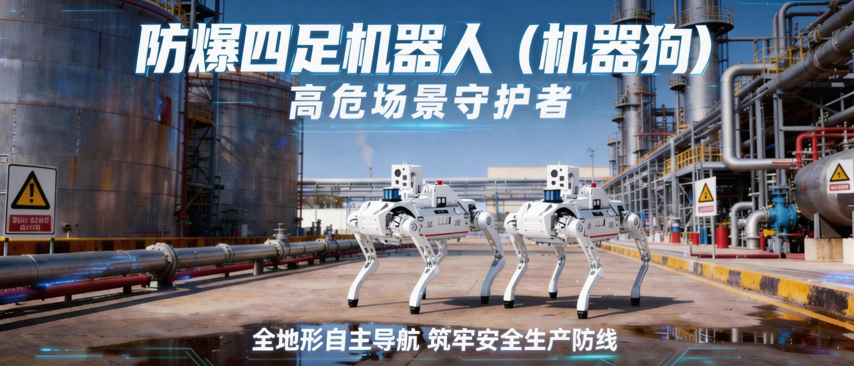 穿山甲防爆四足机器人(机器狗) 穿山甲防爆四足机器人(机器狗)